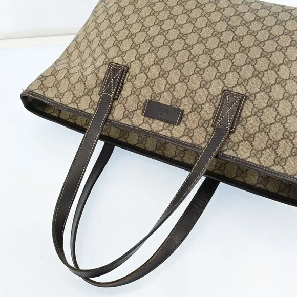 Auth Gucci Shoulder Tote Bag Gg Pvc #102592G24B - Picture 14 of 15